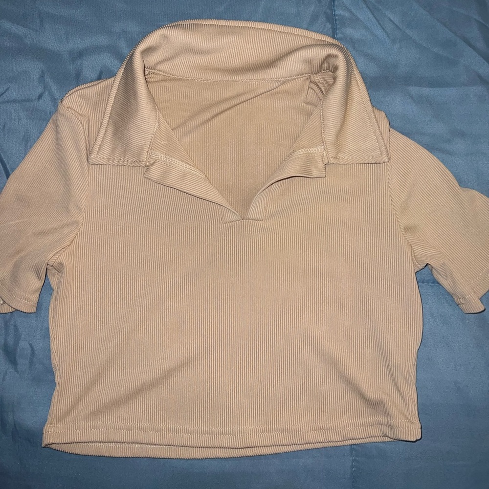 Shein Crop Top with Collar